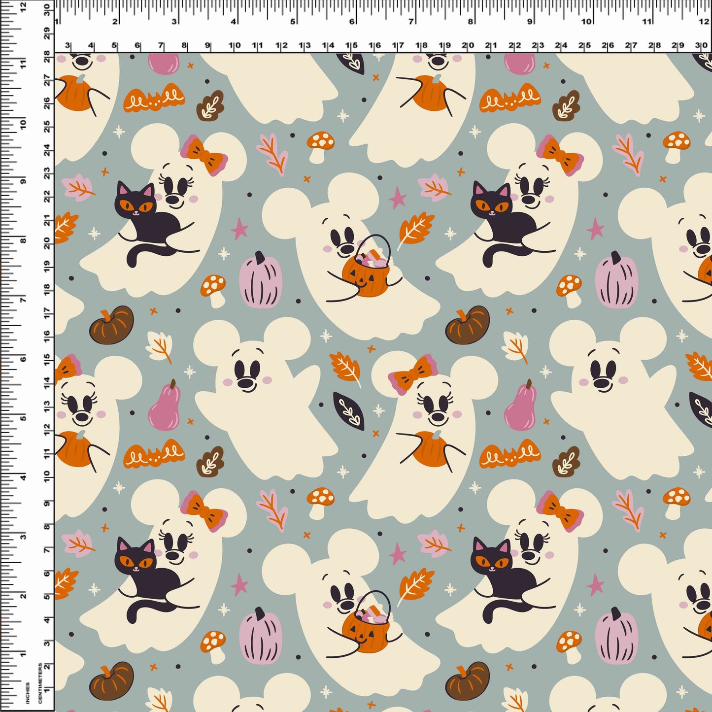 Pretty Spooky - Mouse Ghost Toss - Blue