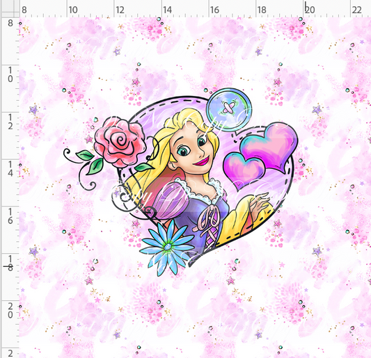 Princess Power - Panel - Punzie - Pink - ADULT