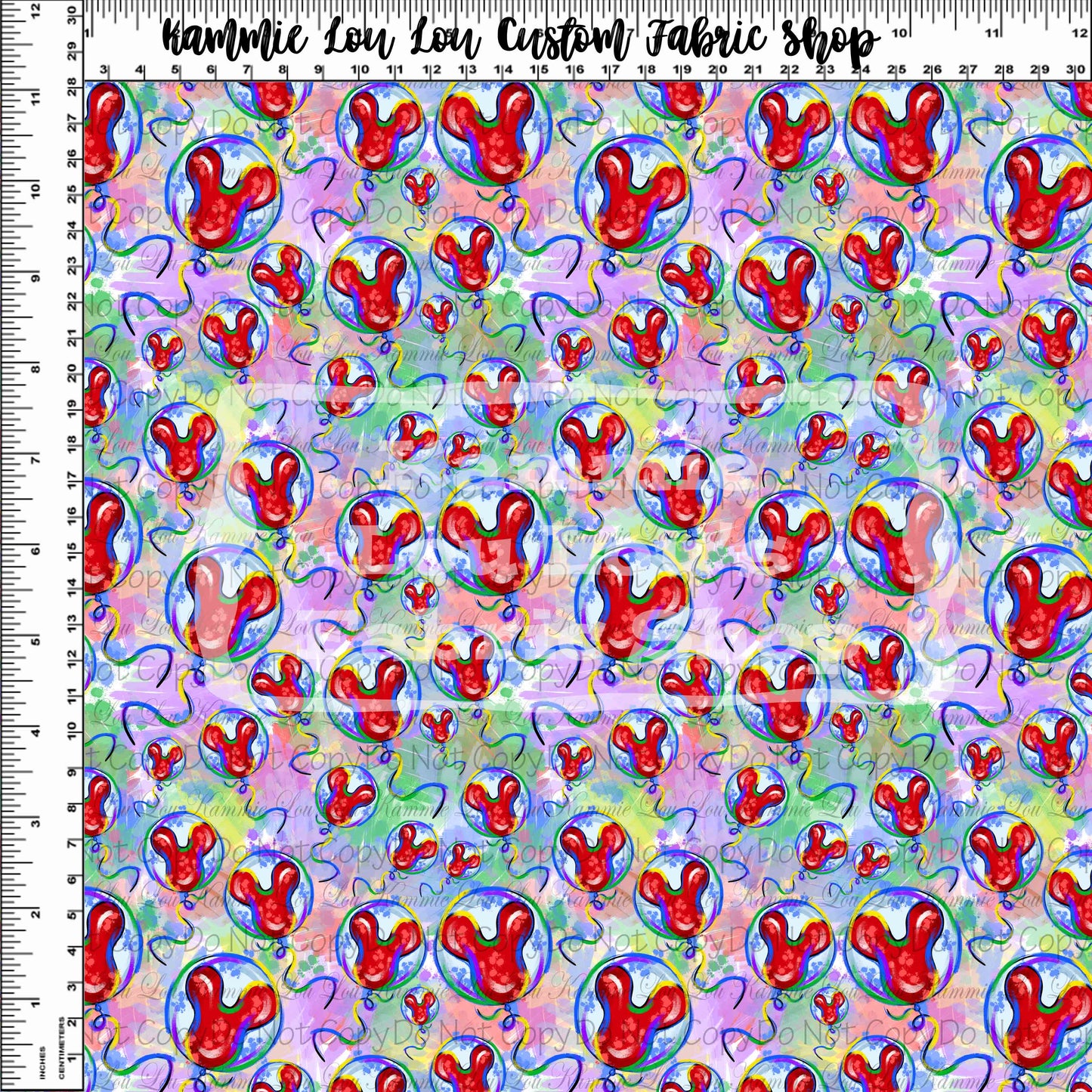 R101 Colorful Mouse - Balloons Rainbow - Tiny Scale