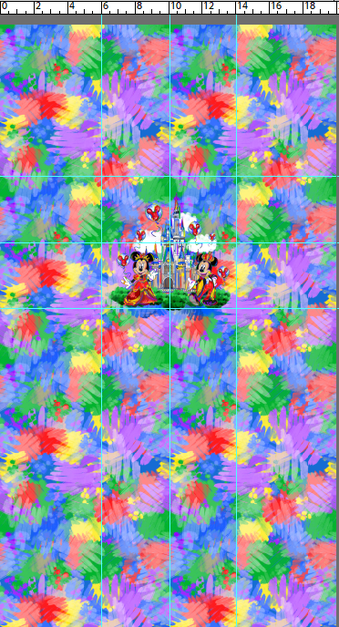 R101 Colorful Mouse - Panel - CHILD - Dark Rainbow