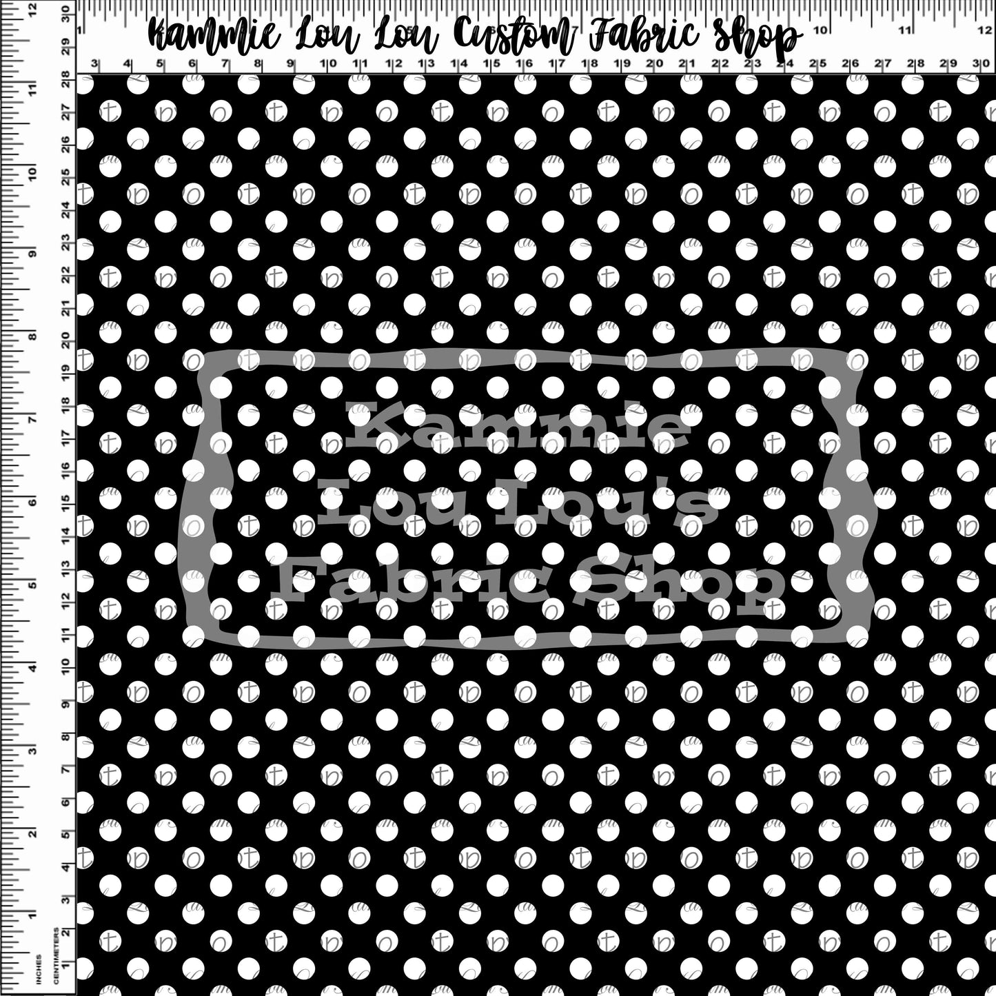 Ville De L'Amour - Black and White Dots