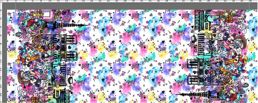 Ville De L'Amour - Double Border - White