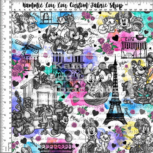 Ville De L'Amour - Monochrome Color Pop - Regular Scale