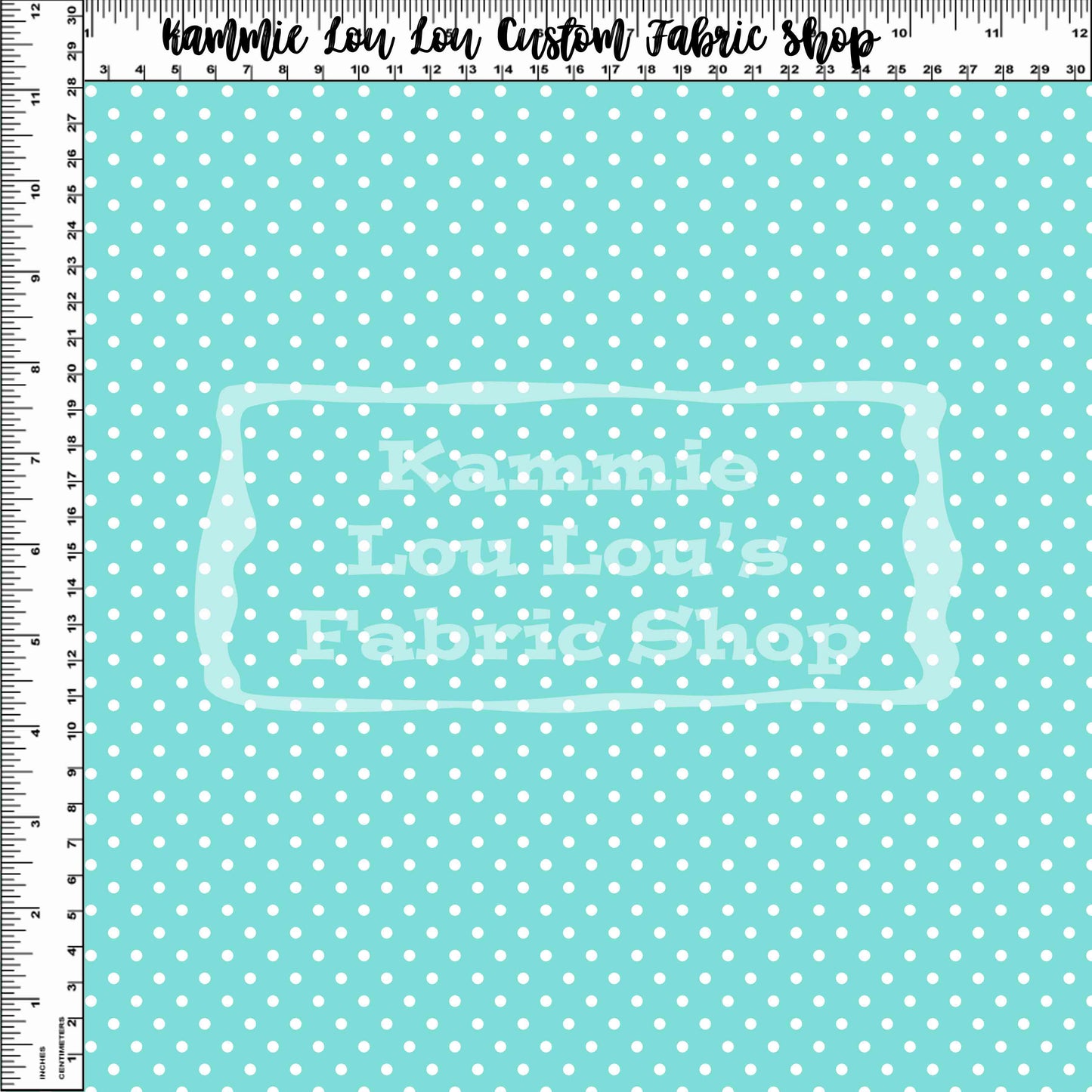 Ville De L'Amour - Teal Dots