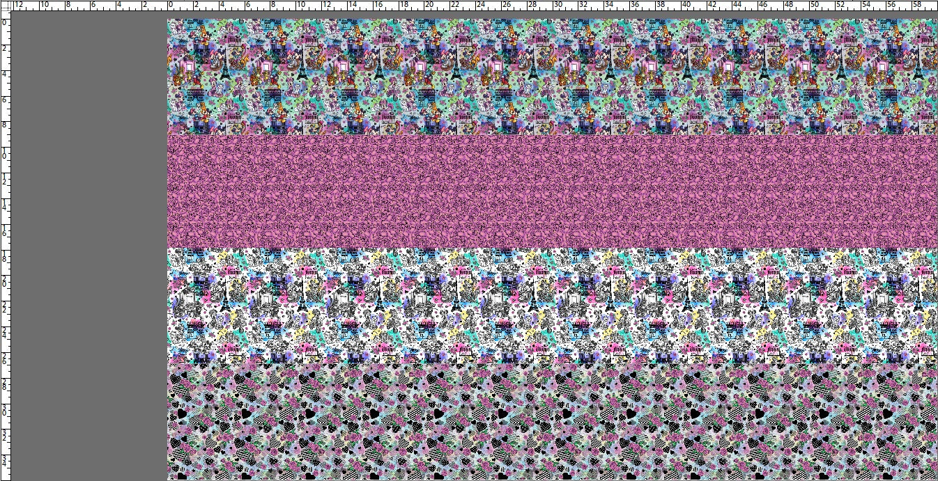 Ville De L'Amour - Tiny Yard Rapport Panel 58W x 36H