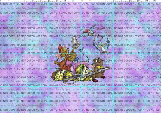 Tiny Talent - Panel - Blue - ADULT