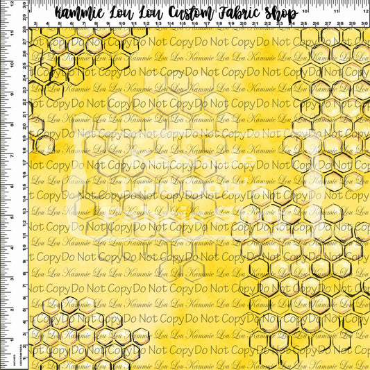 Bee My Honey Bee - Honeycomb Yellow - Regular Scale