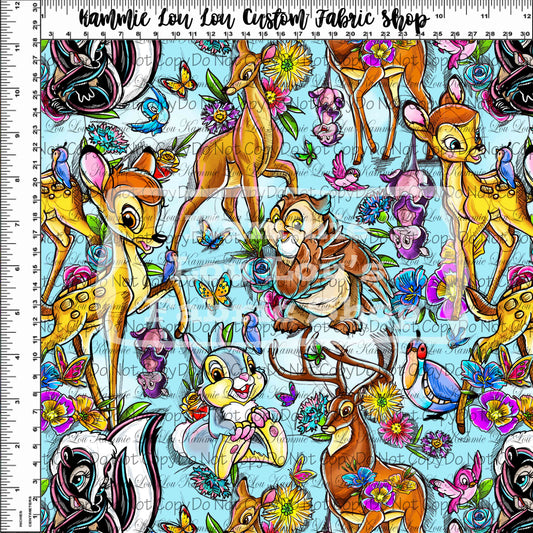 R89 Fawn of the Forest - Main - Light Blue - Regular Scale