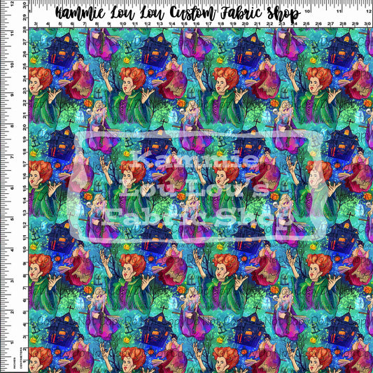 Spellbound Sisters - Toss Teal - Tiny Scale