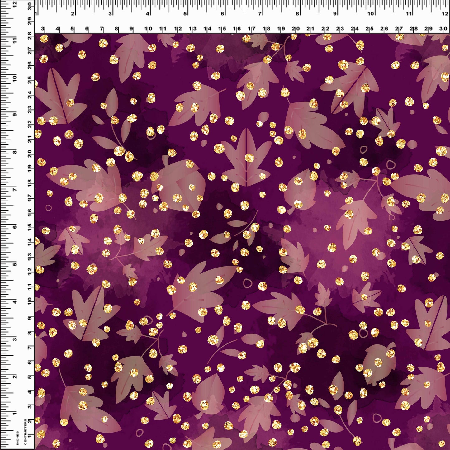 Autumn Friends - Burgundy Leaves