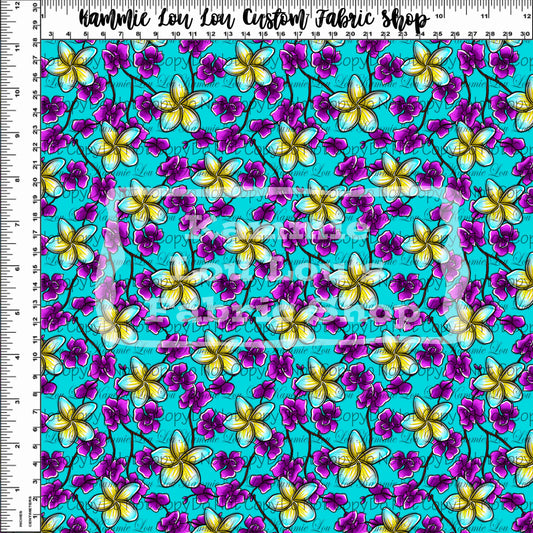 Last Dragon - Floral Coordinate - Purple