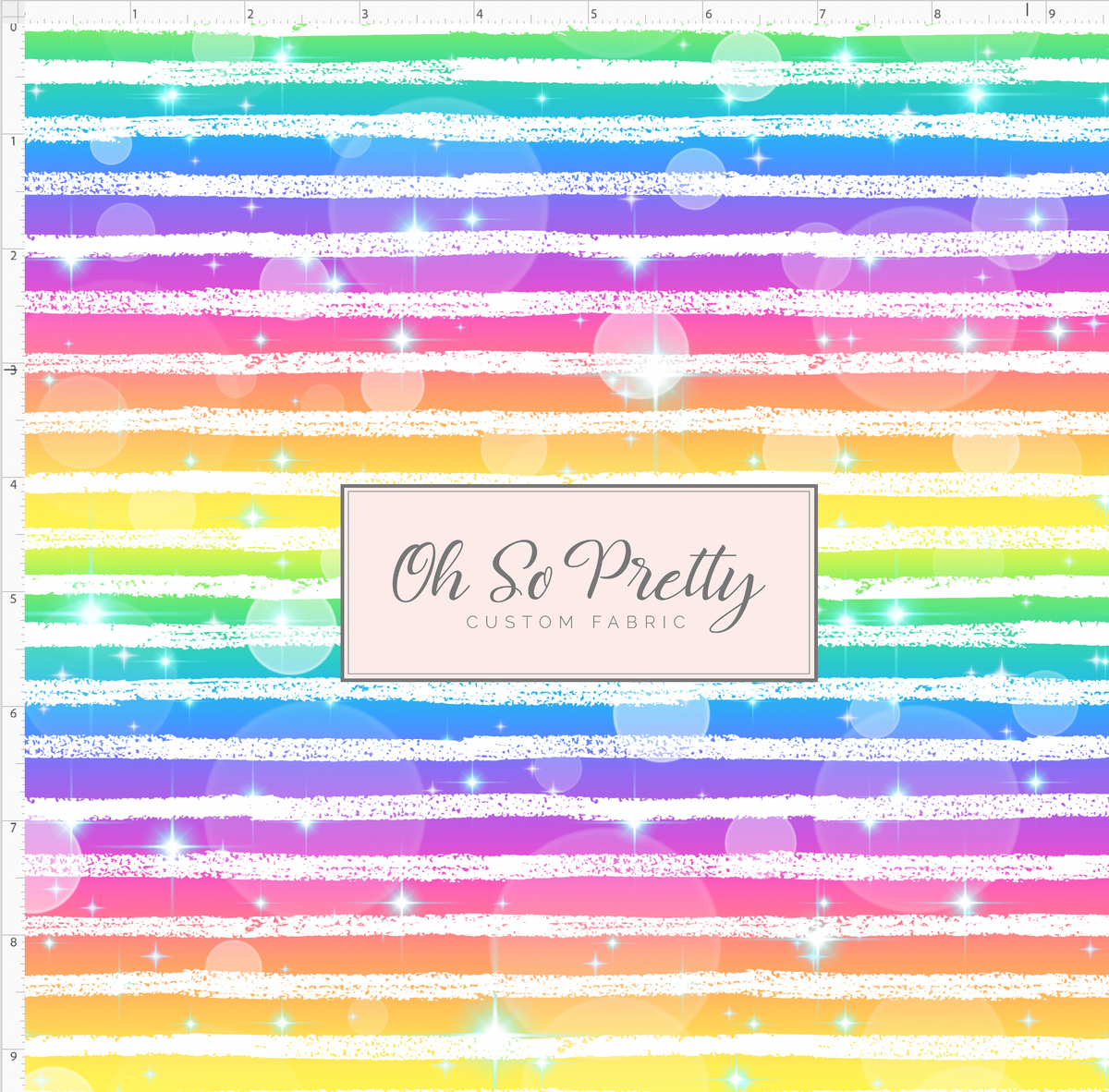 Rainbow Critters-rainbow stripe with white