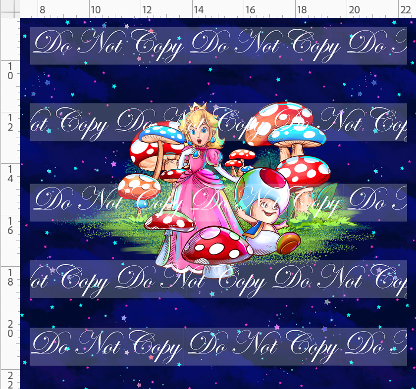 Rainbow Road Rush-panel-princess-navy background-adult