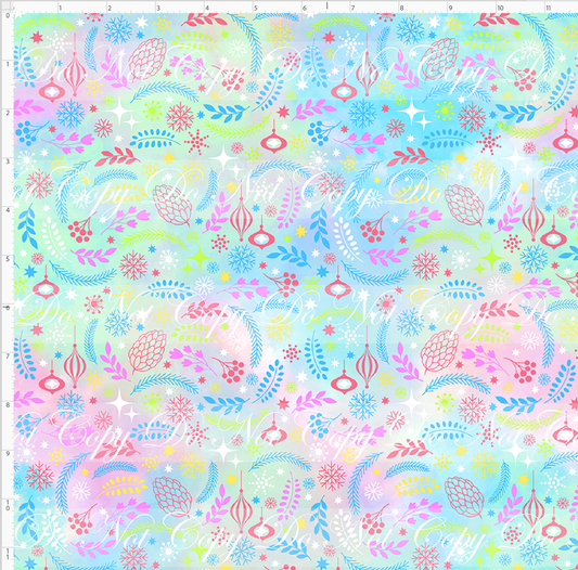 Reluctantly Festive - wreath - background