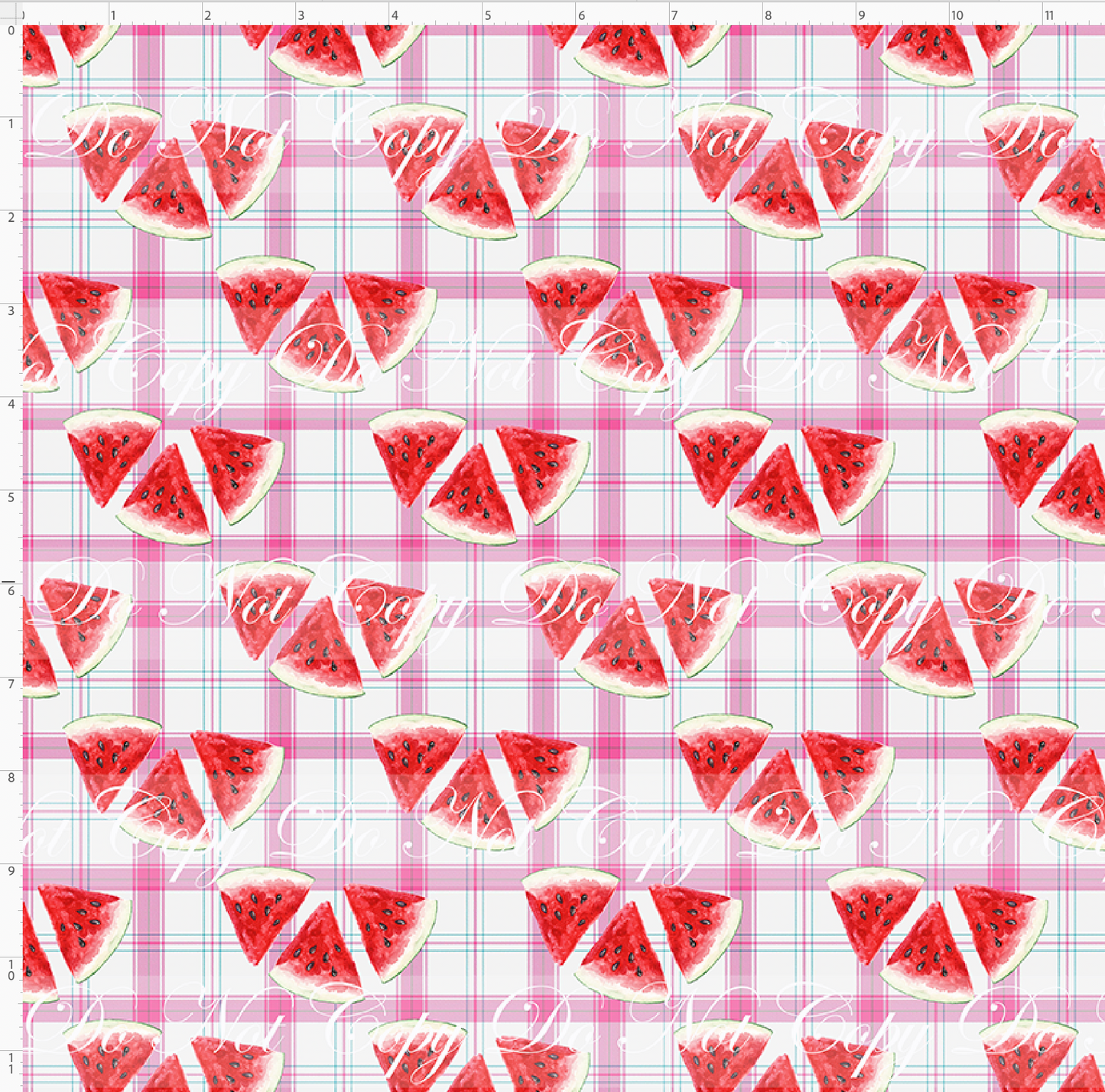 Retro Summer - Watermelon - White & Pink
