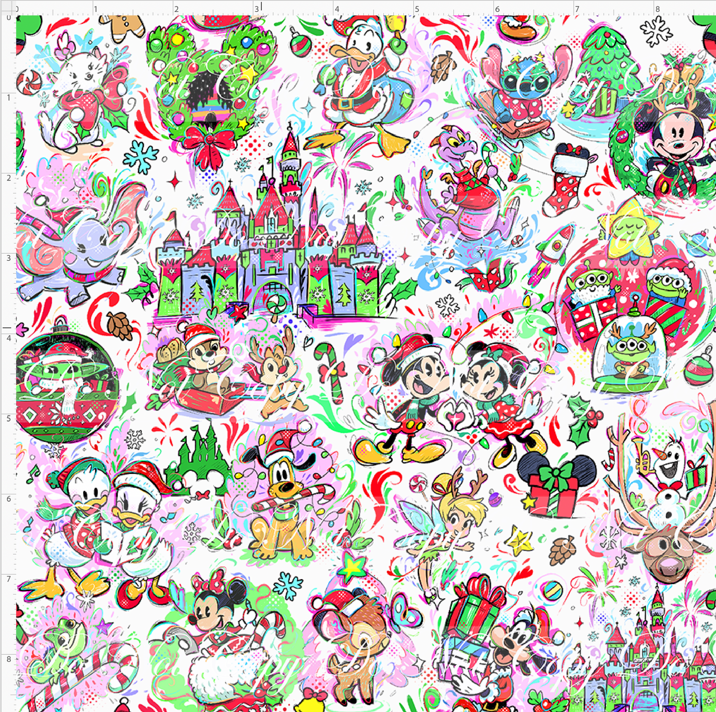 Kawaii Christmas - Main - White - SMALL SCALE