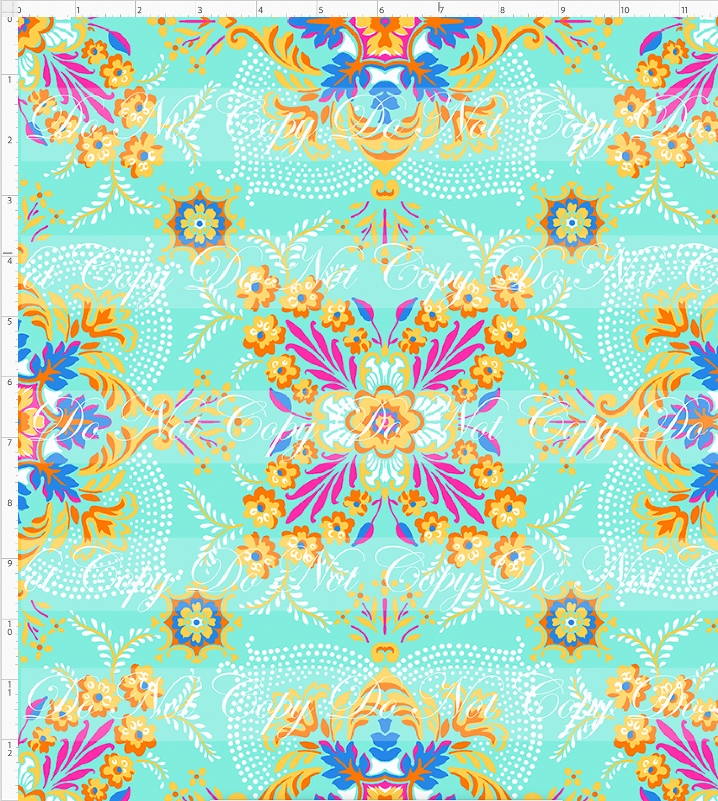 Serendipity Florals - Geometric - Bahama