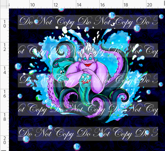 Sea Witch OSP - witch and mermaid - panel - child