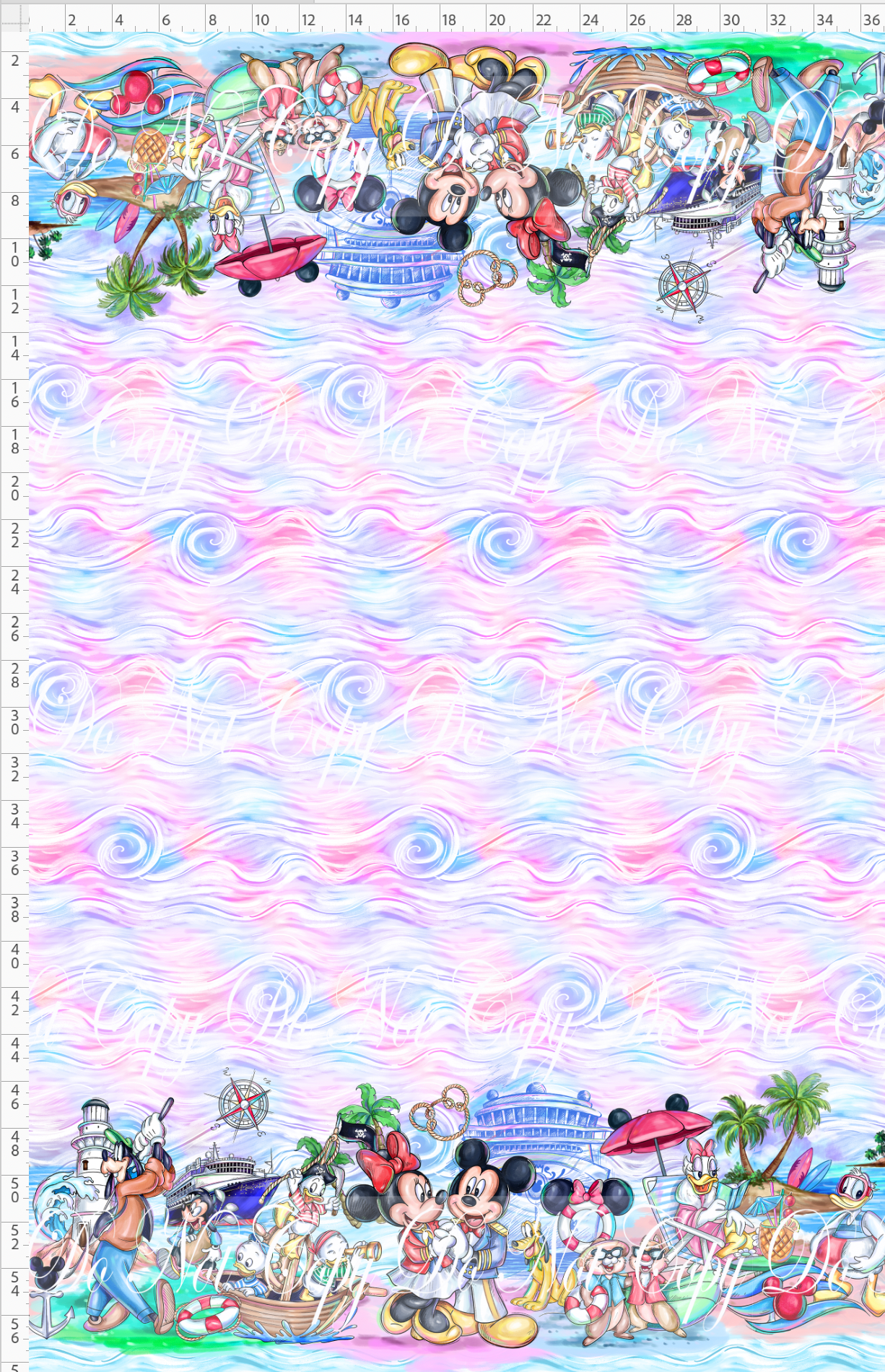 Set Sail - Double Border - colorful