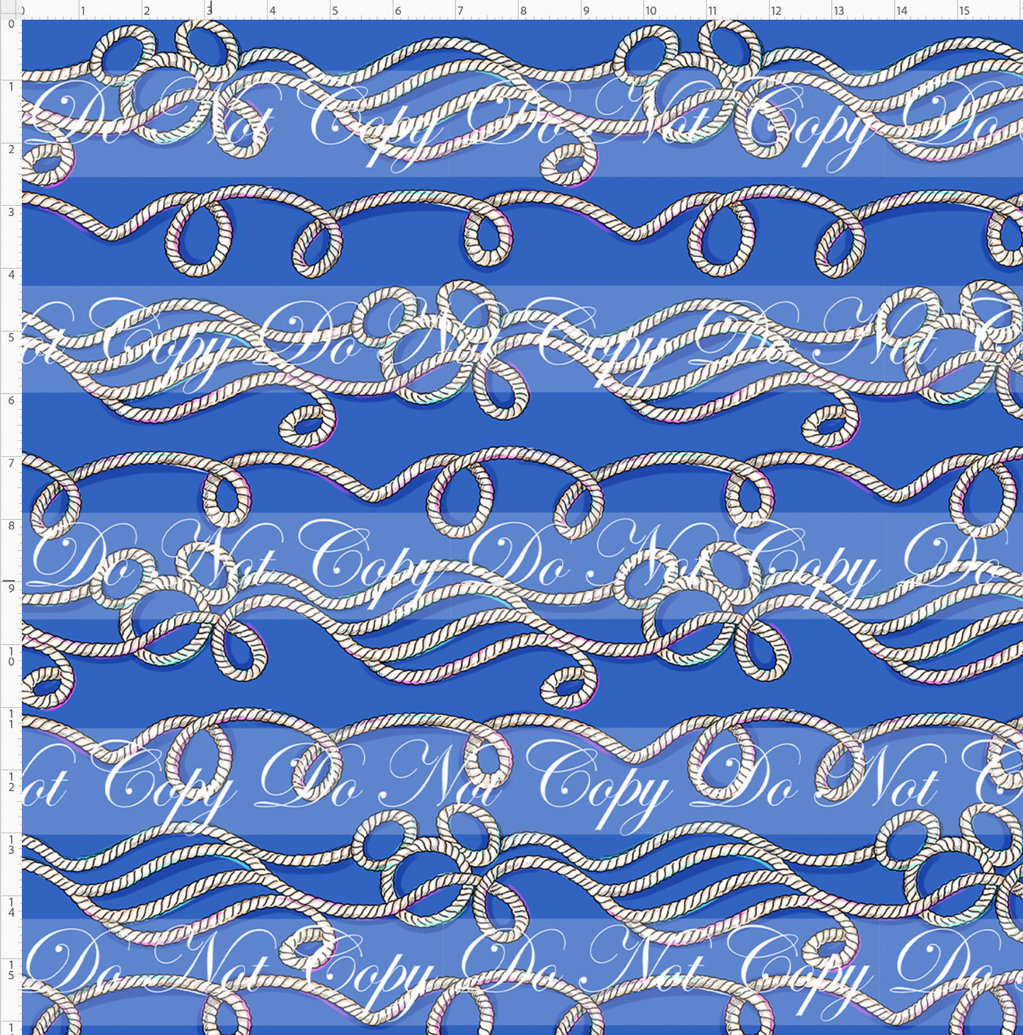 Set Sail - Ropes - Blue - large scale