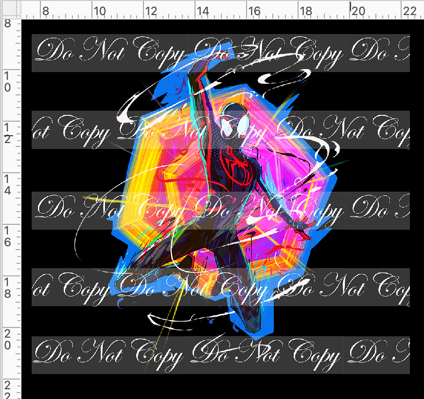Spidey-Panel-Swinging Spidey-Black-Adult