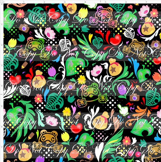 Sunny Nook - Coordinate - Black - Small Scale