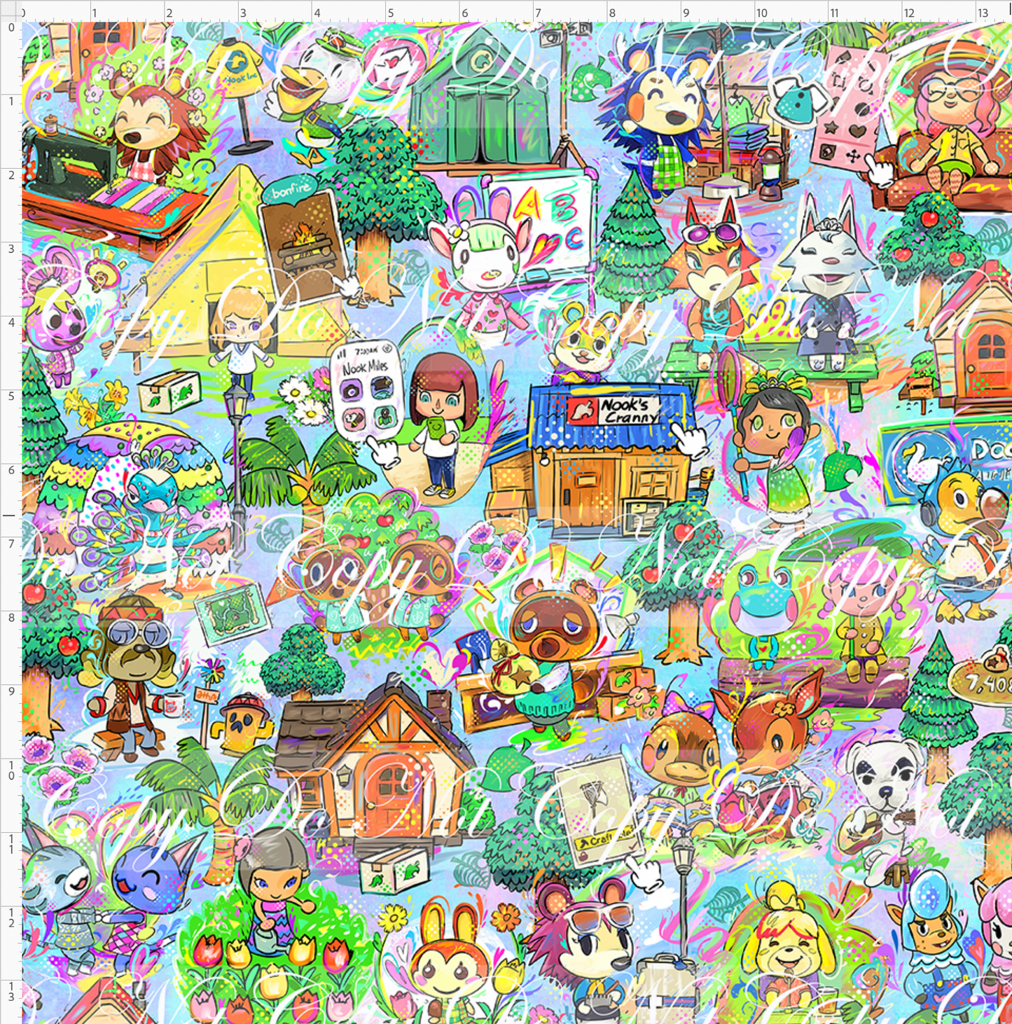 Sunny Nook - Main - blue - regular scale