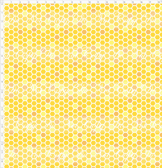 Sweet like hunny - background - yellow