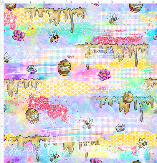 Sweet like hunny - brush strokes