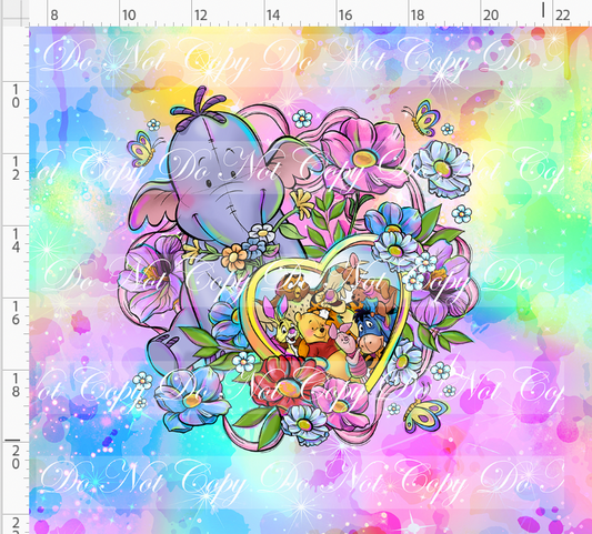 Sweet like hunny - panel - elephant - pastel - adult