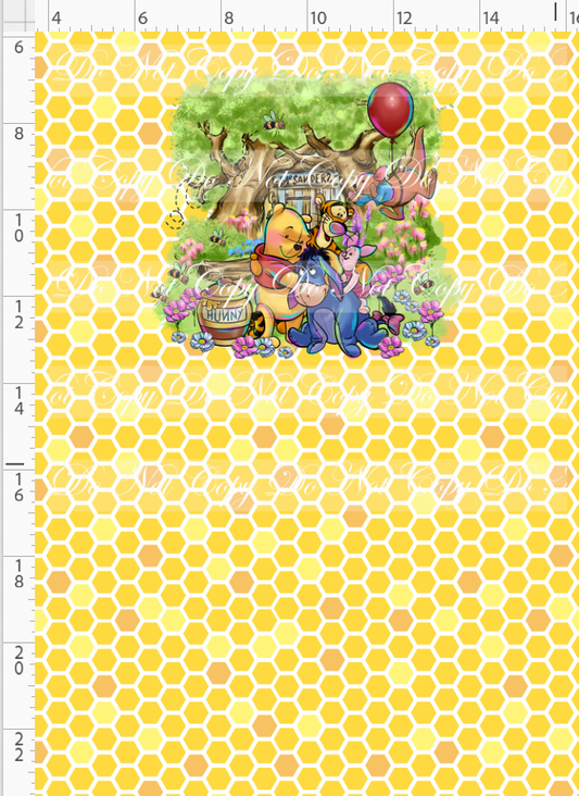 Sweet like hunny - panel - main 5 - yellow -child