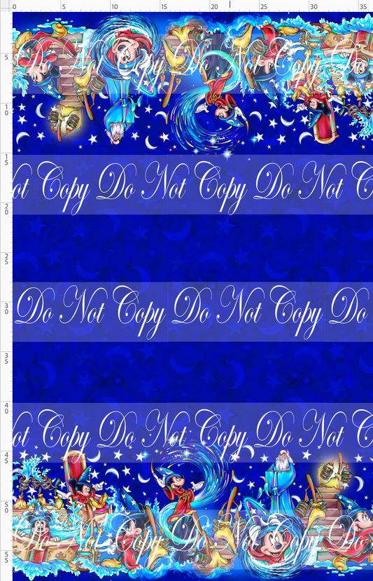 Symphony of Stars - Double Border - royal blue