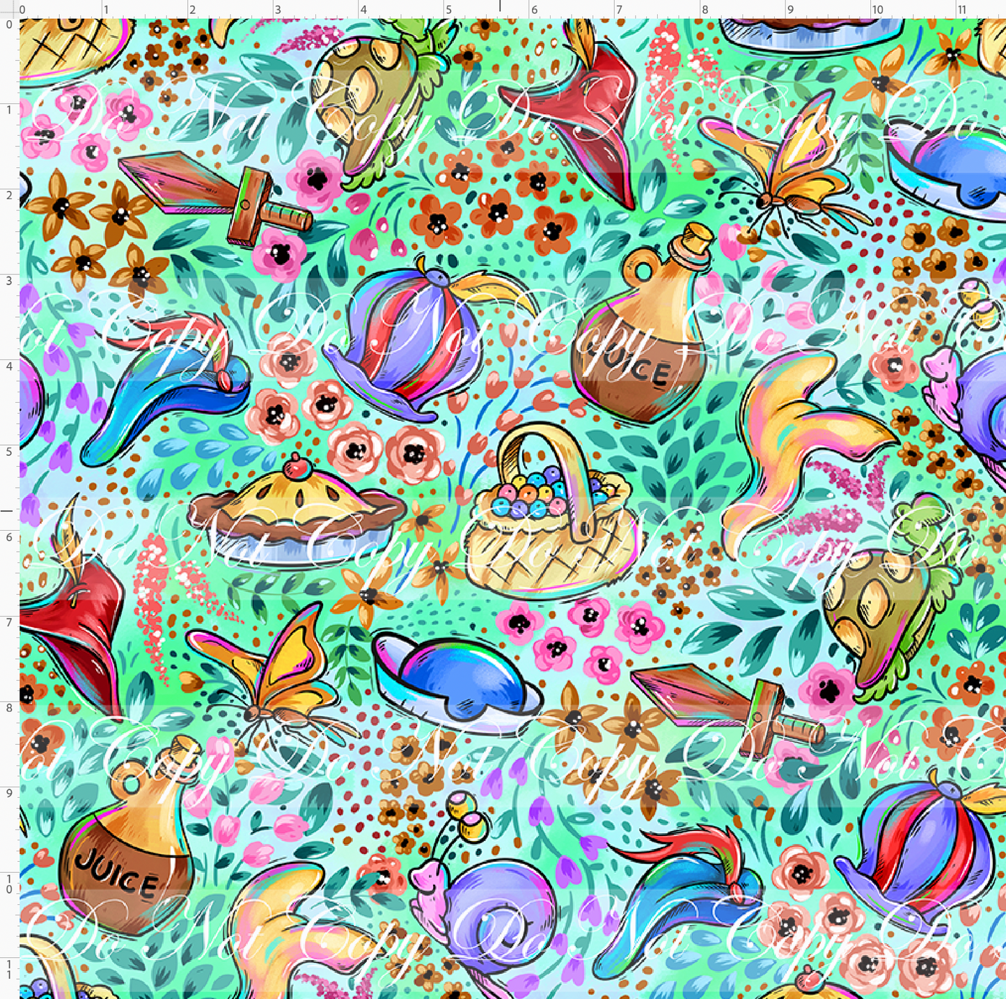 The Gummiberry Gang - Coordinate - teal