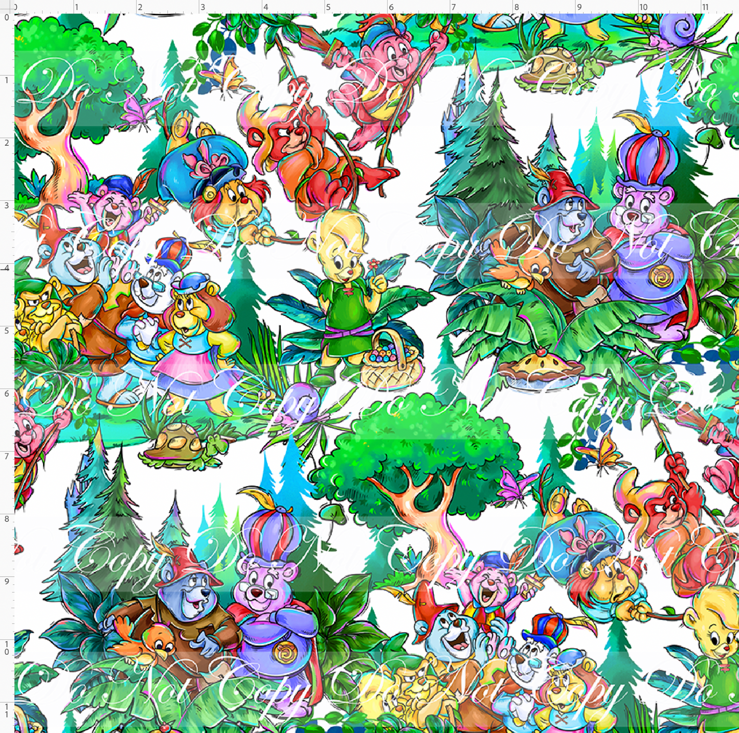 The Gummiberry Gang - Main - White - Regular Scale