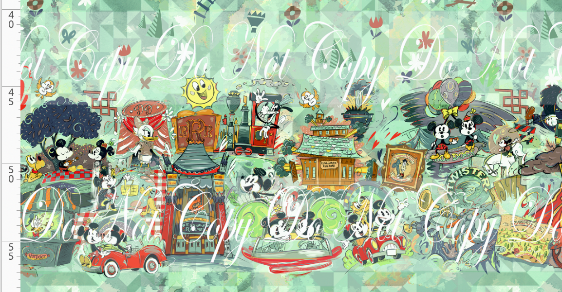 The mouse Express - Double Border -vintage