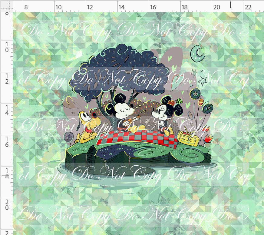 The mouse Express - Panel - mouse date - Vintage - ADULT