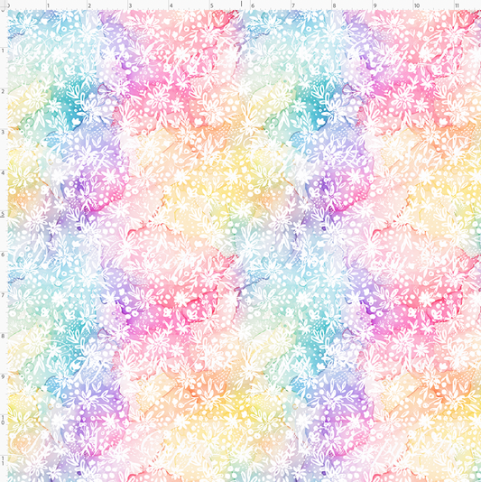 Tiny Crowns - Petite Floral Plain - Rainbow