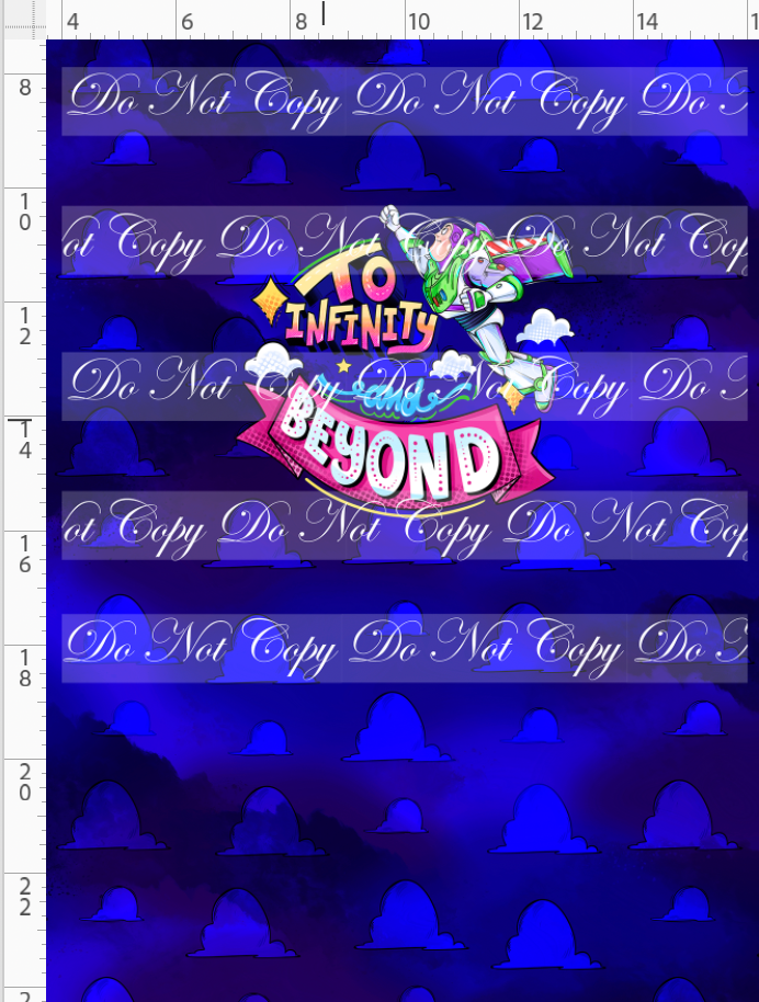 Toyland Tales - Panel - Infinity and Beyond - CHILD - NAVY