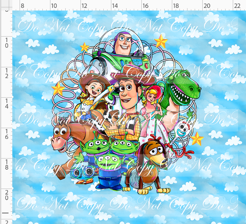 Toyland Tales - Panel - TOY MIX - ADULT - CLOUDS