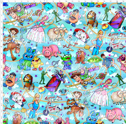 Toyland Tales - Toy Character Toss - Light Blue