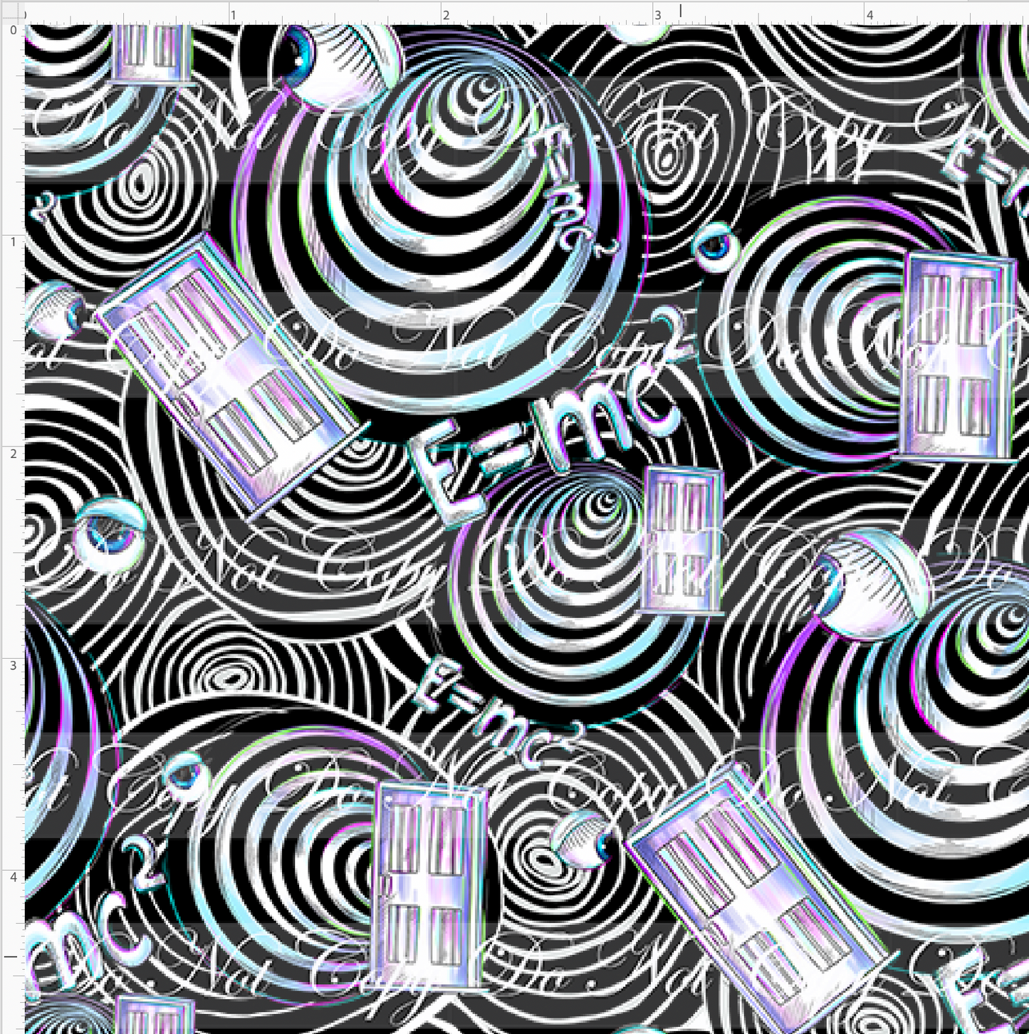 Twilight Zone-HTH swirl Coord-mini scale