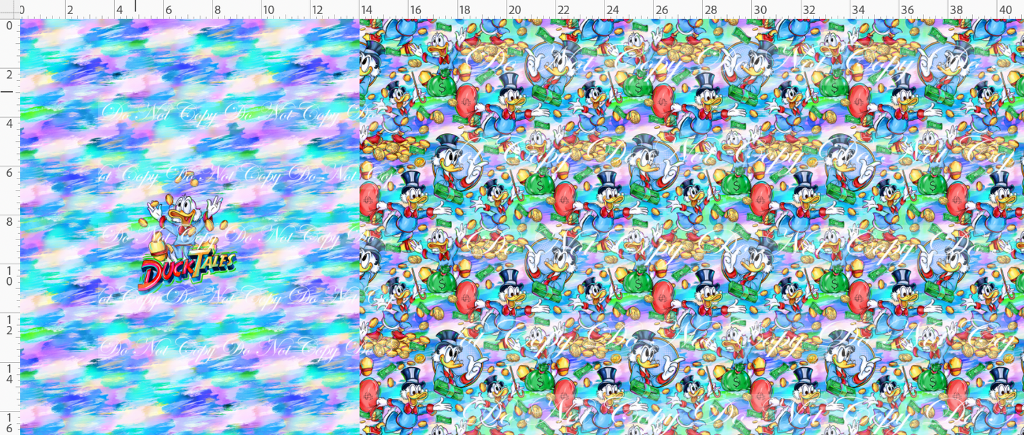 Uncle Moneybags - 18 inch Bag Makers Roll - Pastel