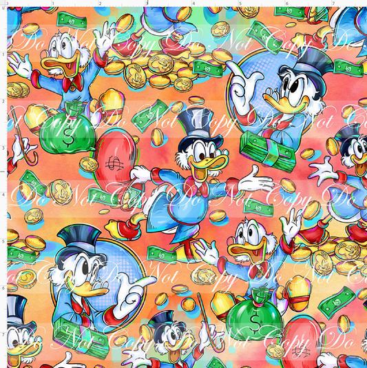 Uncle Moneybags - Main Toss - Orange - Small Scale