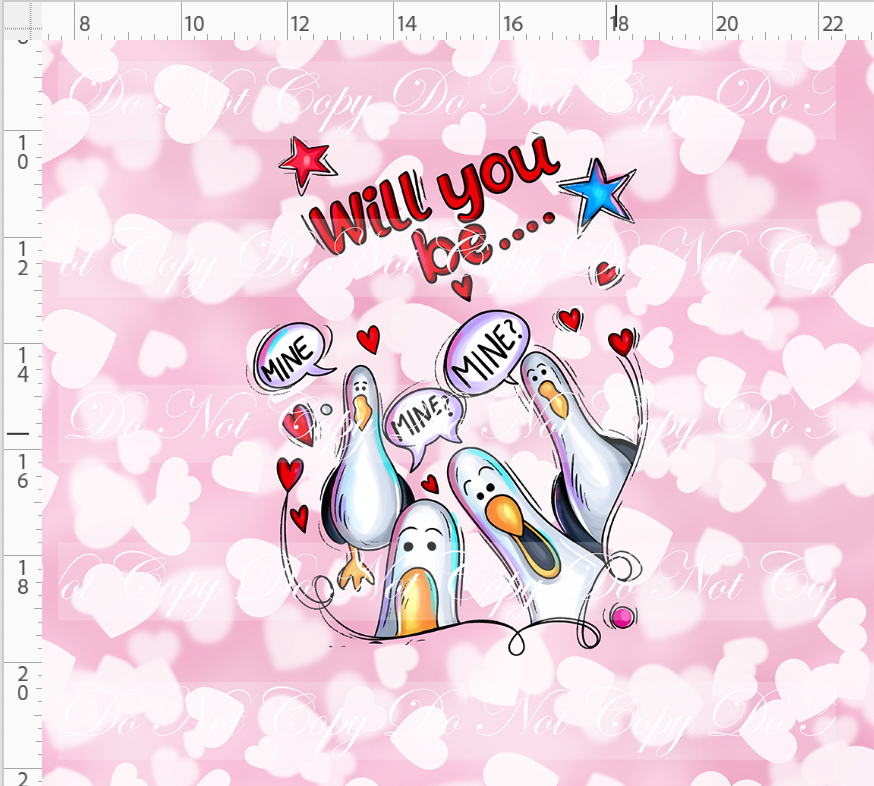 Valentine Mouse Doodles-Panel-birds-adult