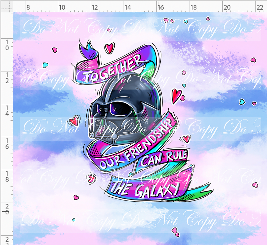 Valentine Star Doodles-Panel-Pink-Dark Rule-adult