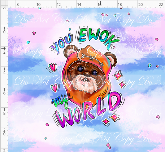 Valentine Star Doodles-Panel-Pink-Ewok-adult