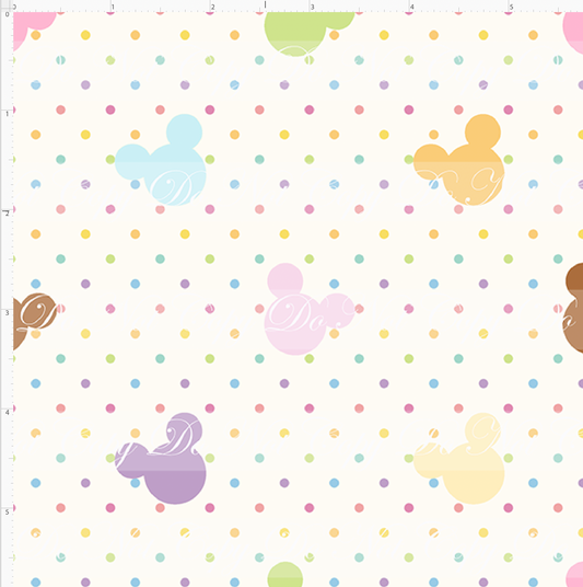 Vintage Confections - Silhouette Toss on Dots