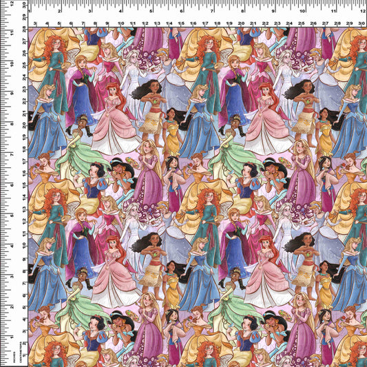 Vintage Pastel Princess - Main Stack - Small Scale