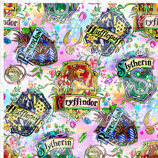 Wizards and Wonders - Crests - pastel - SMALL SCALE