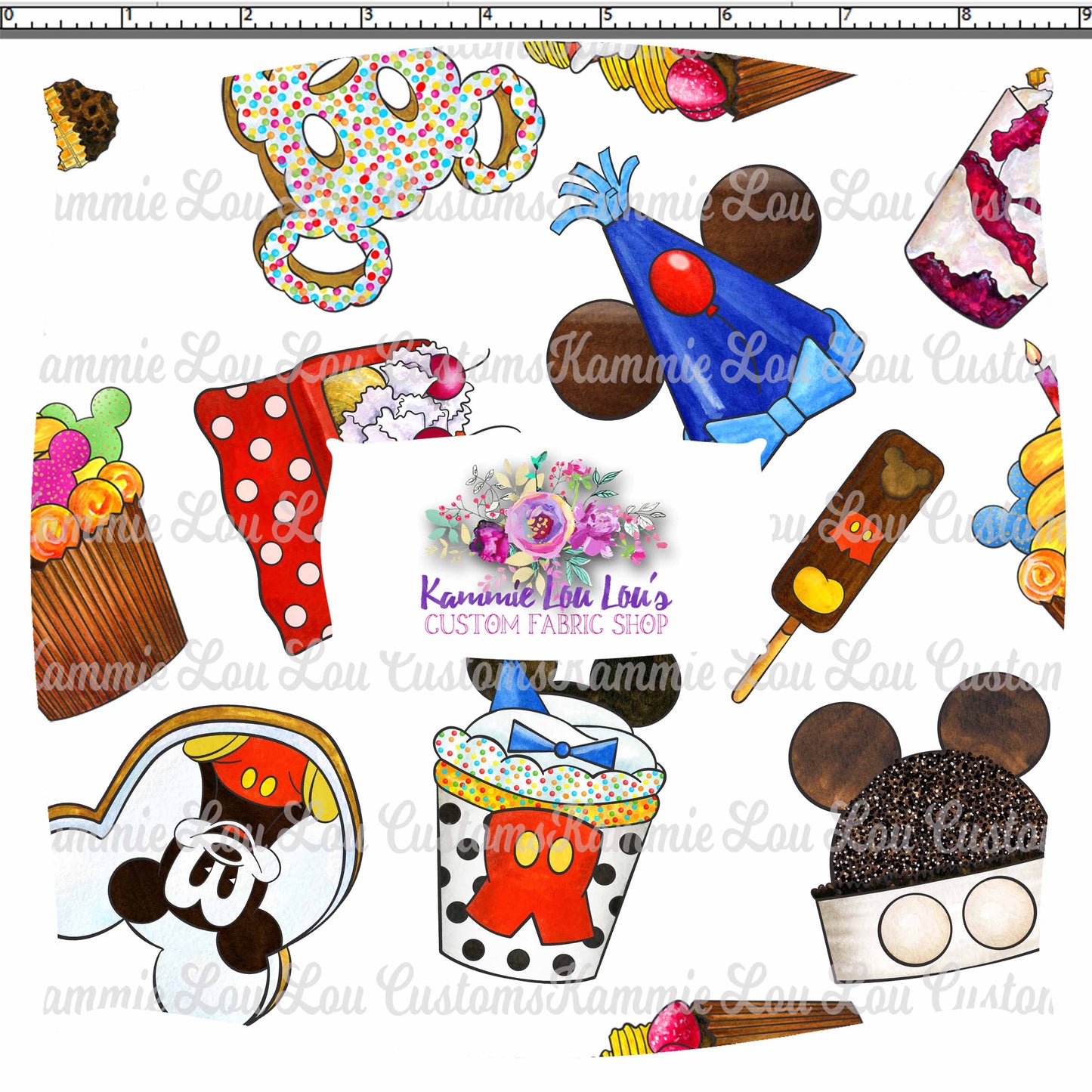 Birthday Bash - White Treats Toss - Regular Scale
